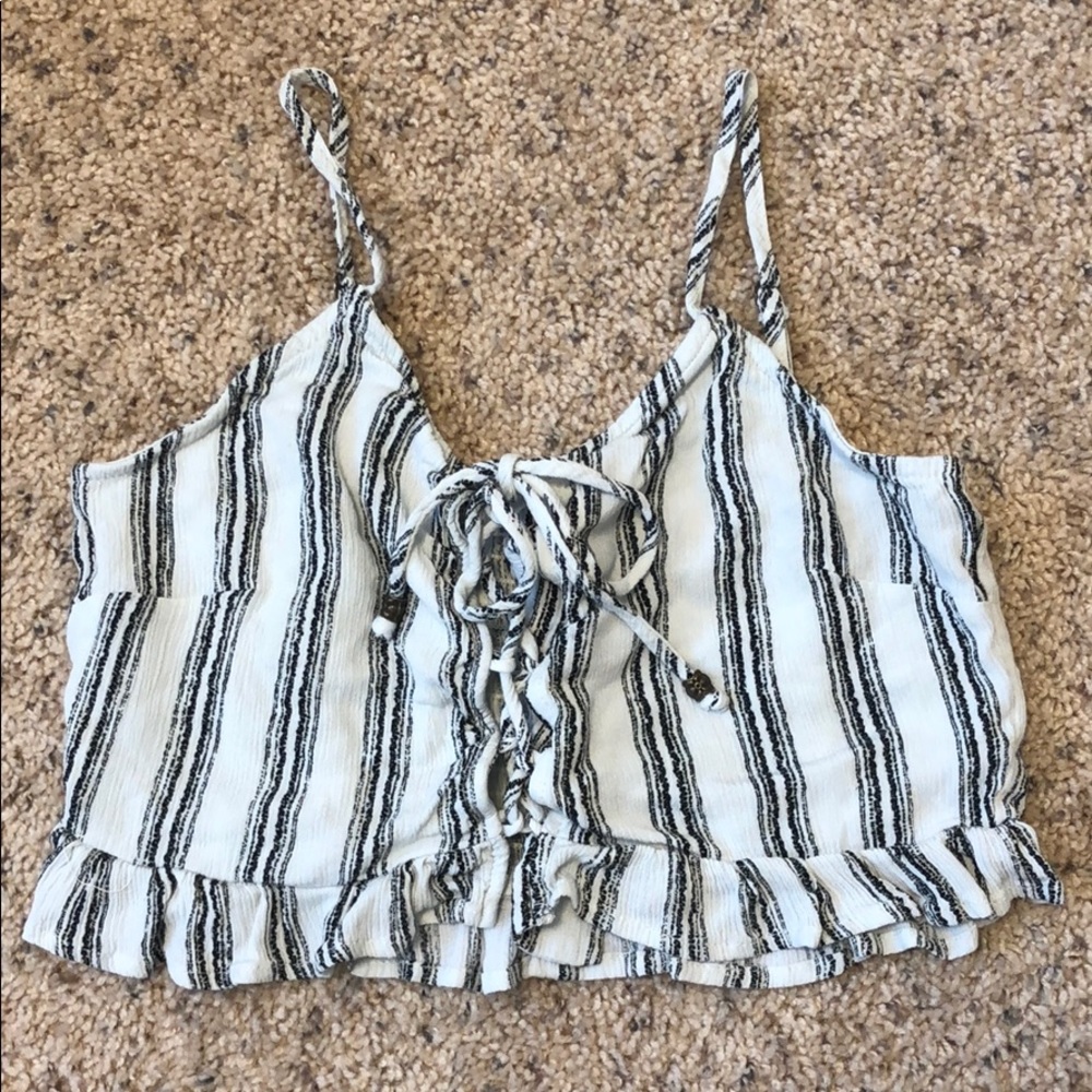 Stripped Crop Top
